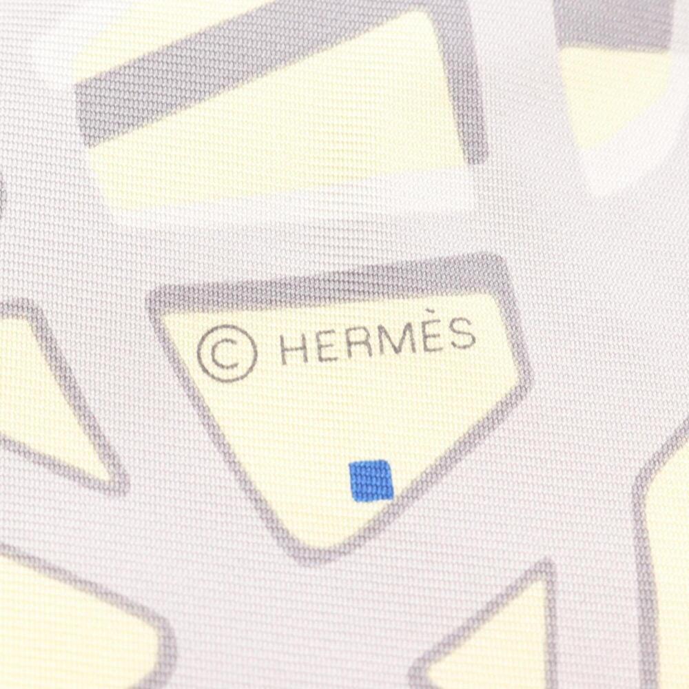 HERMES Authentic Yellow Silk Scarf - Picture 2 of 6